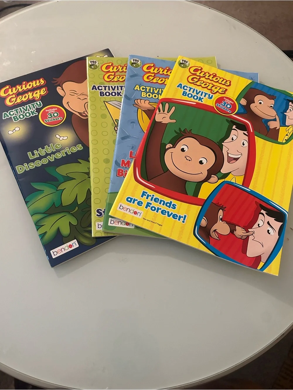 Curious George Activity Book - Yellow (Pack)(4)